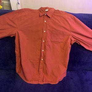 Old Navy - Rust Long Sleeve Button Down Shirt XL Size